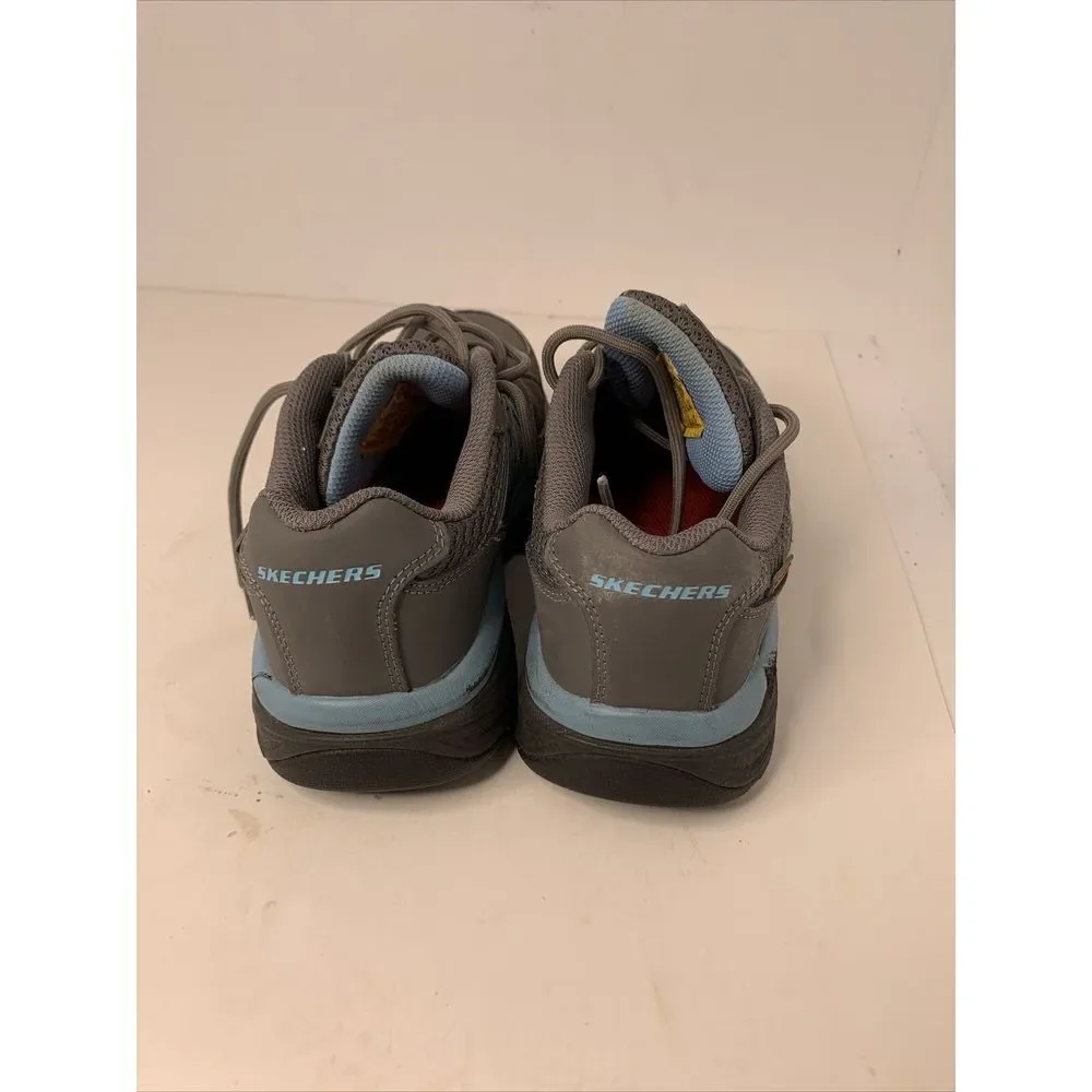 New Skechers ESD Womens 6.5 Safety Toe Work Shoes PPE Safety Toe Sneakers‎ Gray